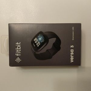 Fitbit Versa 3  Blk Brand New in box sealed